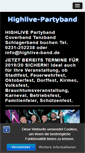 Mobile Screenshot of highlive-band.de